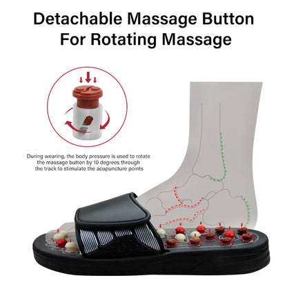 Radiant Bloom Acupressure Slippers