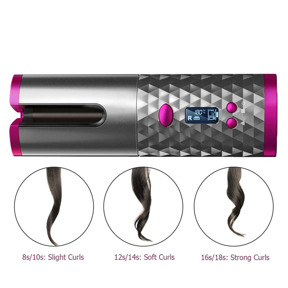 Radiant Bloom Portable Hair Curler